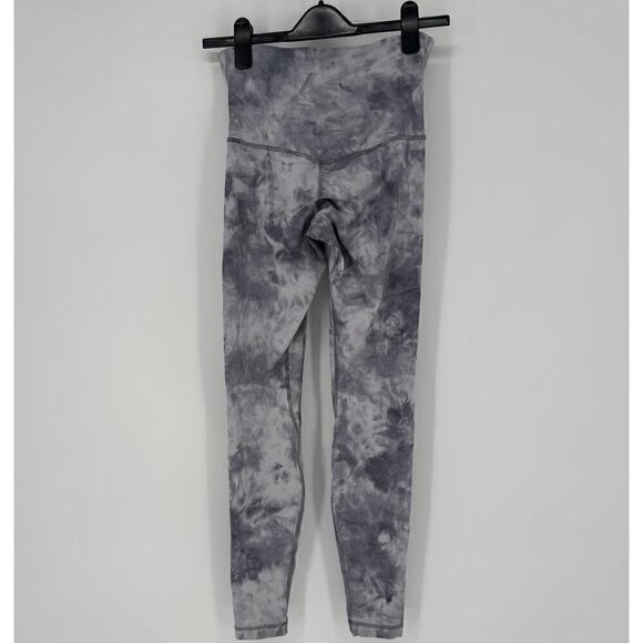 Lululemon Align Crop Cross WAist in Diamond Dye stargaze pitch gray size 6 - Picture 10 of 10